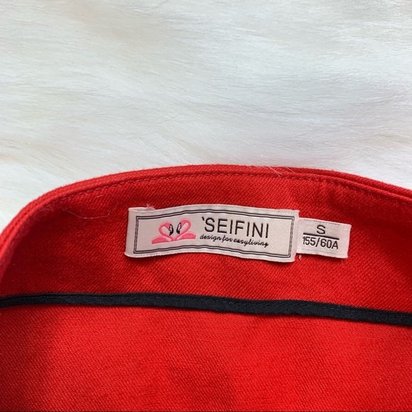 Women’s Y2k Mini Skirt Vintage 2000s Red Logo Size Small Punk Gothic Skater - Picture 7 of 10